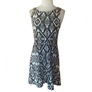 PINK Victoria’s Secret Abstract,‎ Cotton Blend Fit & Flare Dress